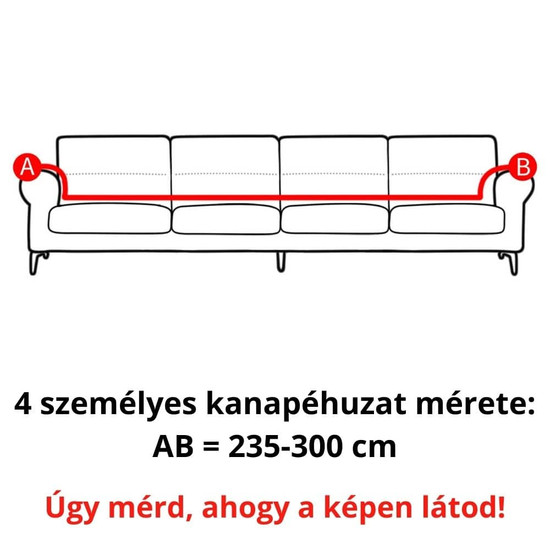KanapéHuzat (enyhén vízlep., 4 személyes, tengerzöld)